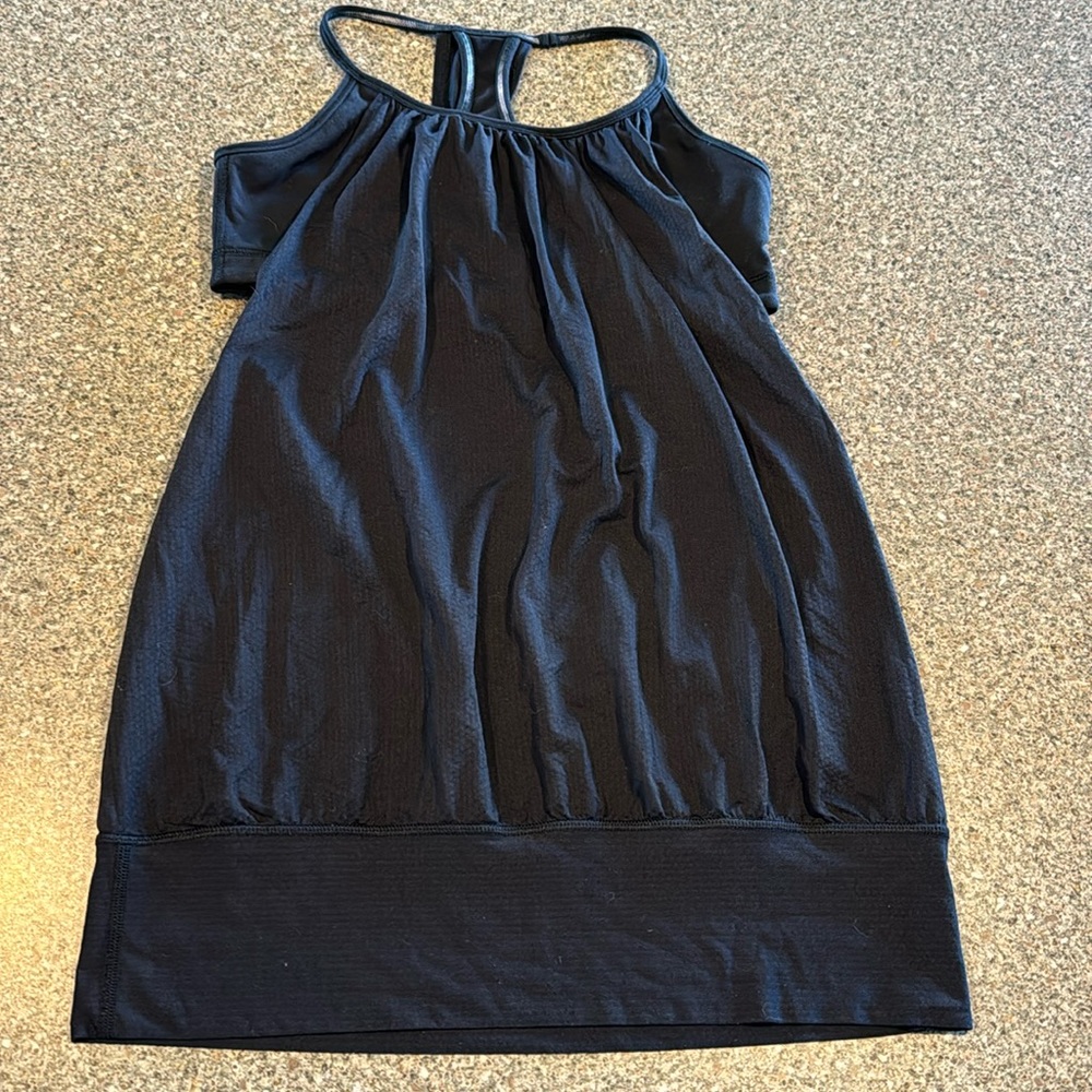 Lululemon Black Tank Top w/ Bra